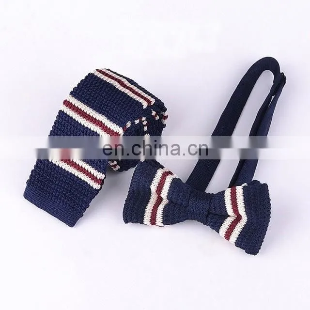 cheap pre-tied silk knitted bowtie