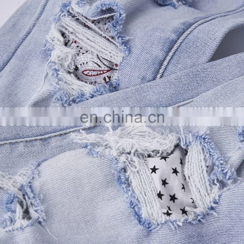 DiZNEW 2019 custom washed jeans pant men denim jeans slim fit skinny jeans denim