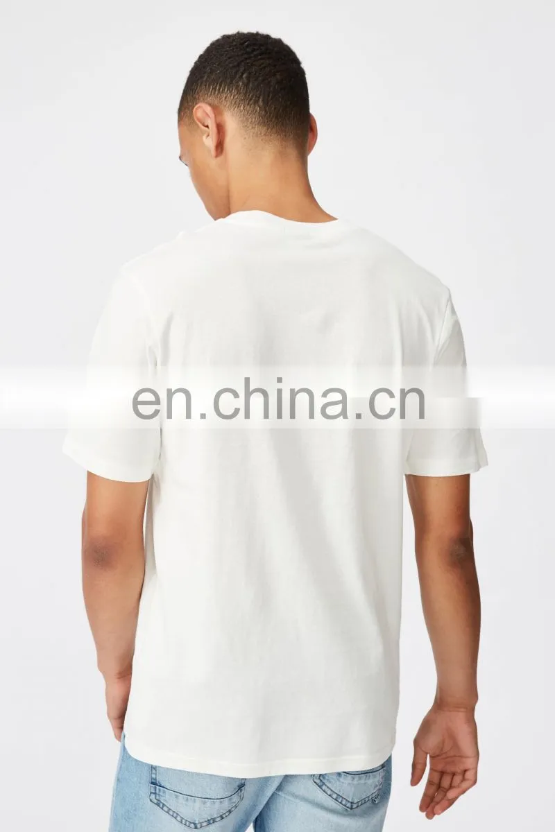 DiZNEW Custom Short Sleeve White T- shirt