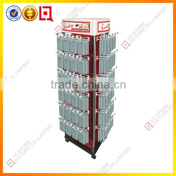 Three side small pendant metal stand rack