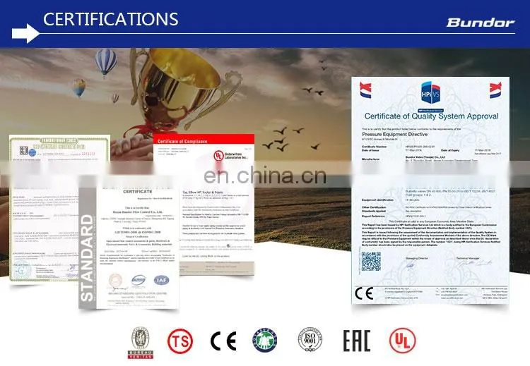 Bundor 4 inch high quality ductile iron flange connected silencing check valve price