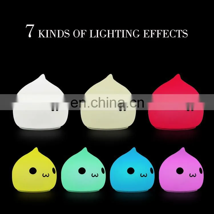 Rechargeable night lamp Silicone led night light