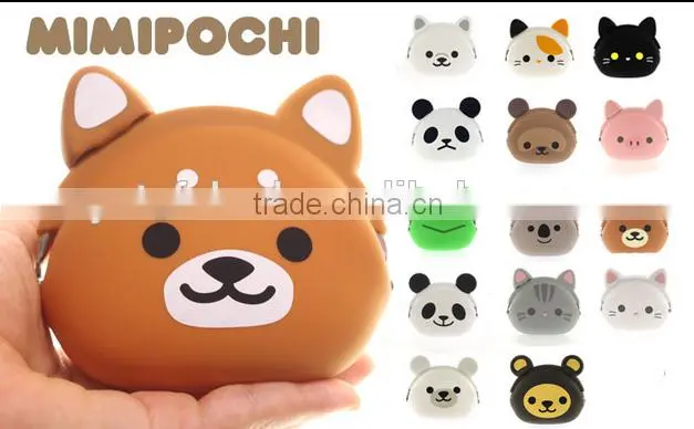 2016 Popular silicone coin purse/fancy pocket coin purse