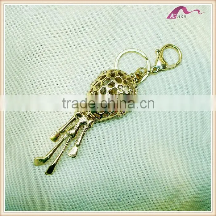 2016 Promotional Gold Crystal Skull Keychain