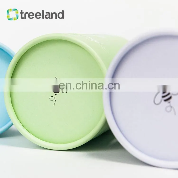 Colored Logo Honey Spoons Paper Tube Cardboard Tube Cylinder Boxes