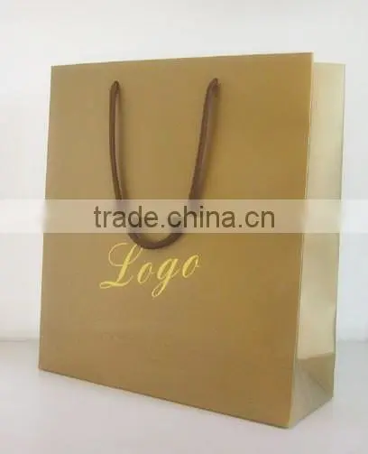 Fancy custom design paper packaging jewelry bag with best price