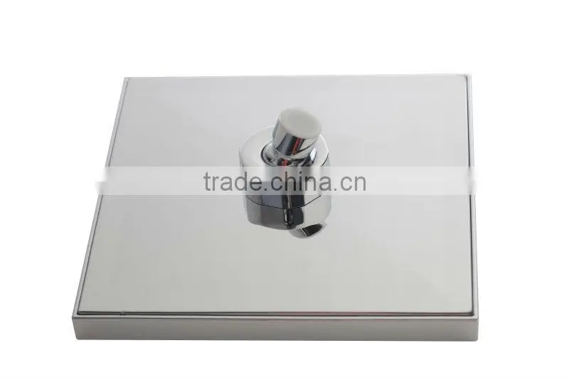 Modern Style Wall Mounted Rain Bath Bathroom Square Shape Shower Set