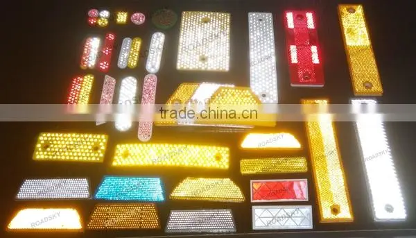 Highway Trapezoidal Prismatic Plastic Bead Reflectors
