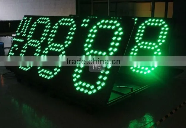 HOT Porducts 42 inch high brightness gas station no-7 segment LED digital price display board