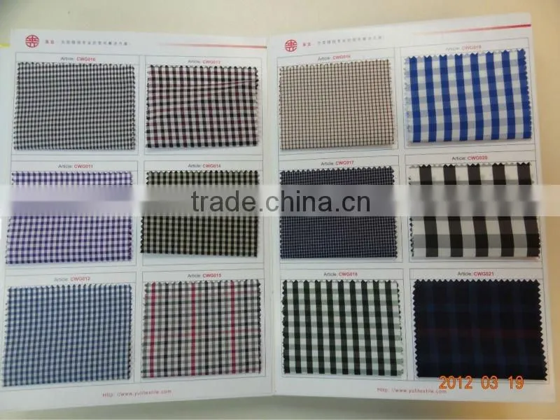 Polyester Viscose yarn dyed suit sleeve lining