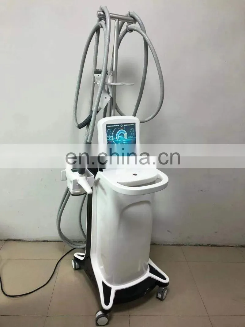 New Design Weight Loss 5 in 1 Dual Cavitation Vacuum RF Roller Vela Slimming Machine