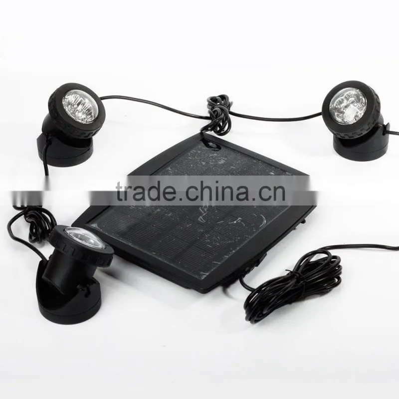 BSV-SL318 3pcs Best Seller Pond Solar Spot light for Water Garden or Pond made in China
