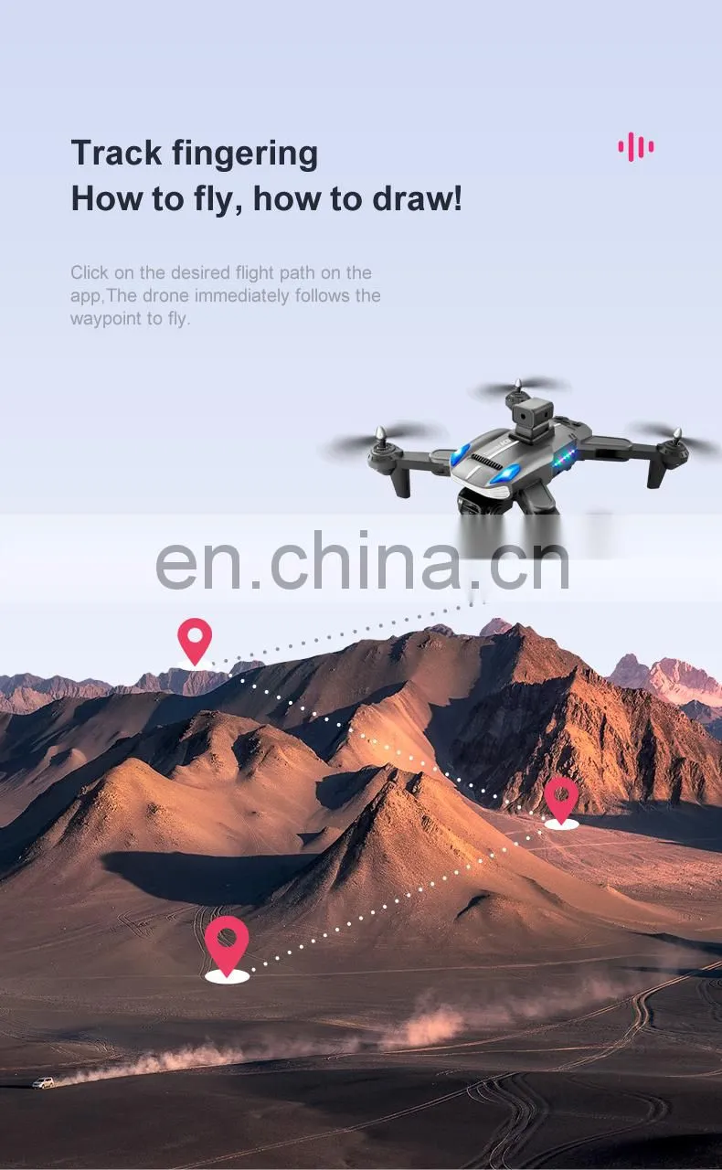 K8 drone 4k Optical flow localization Electric adjustment lens Four-way obstacle avoidance Body LED lights