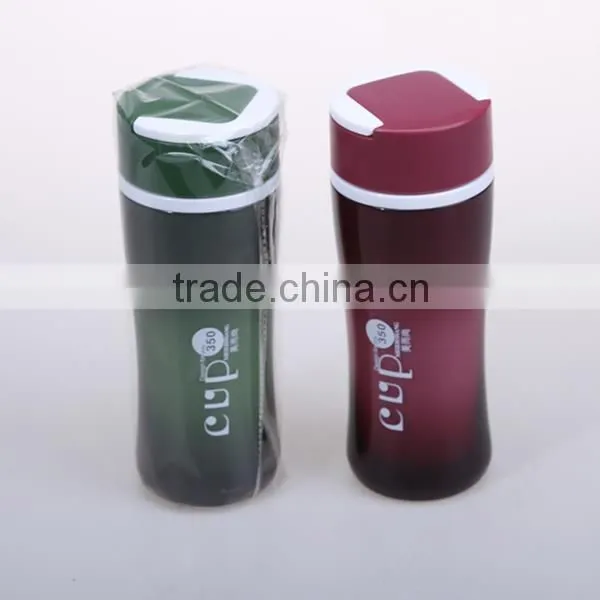 0.38L Creative design plastic water bottle with infuse