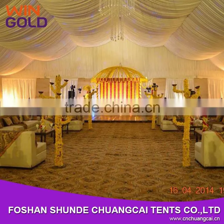New Product Customized Luxury Party Marquee Aluminum Structures Exhibition Tent White Outdoor Party Wedding Tent For Event