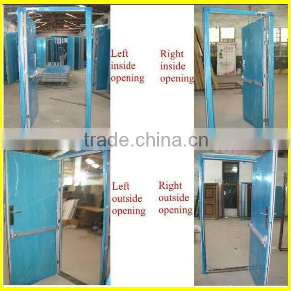 BG-F9035 Tempered Glass Fireplace Interior Door with Fireproof Door Seal