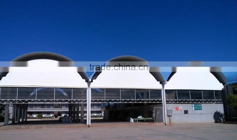 steel framed structure ceiling used in the factory