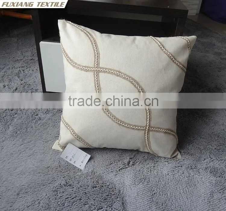 New Design Cushion Cover Embroidered Cushion Covers Back Support Cushion