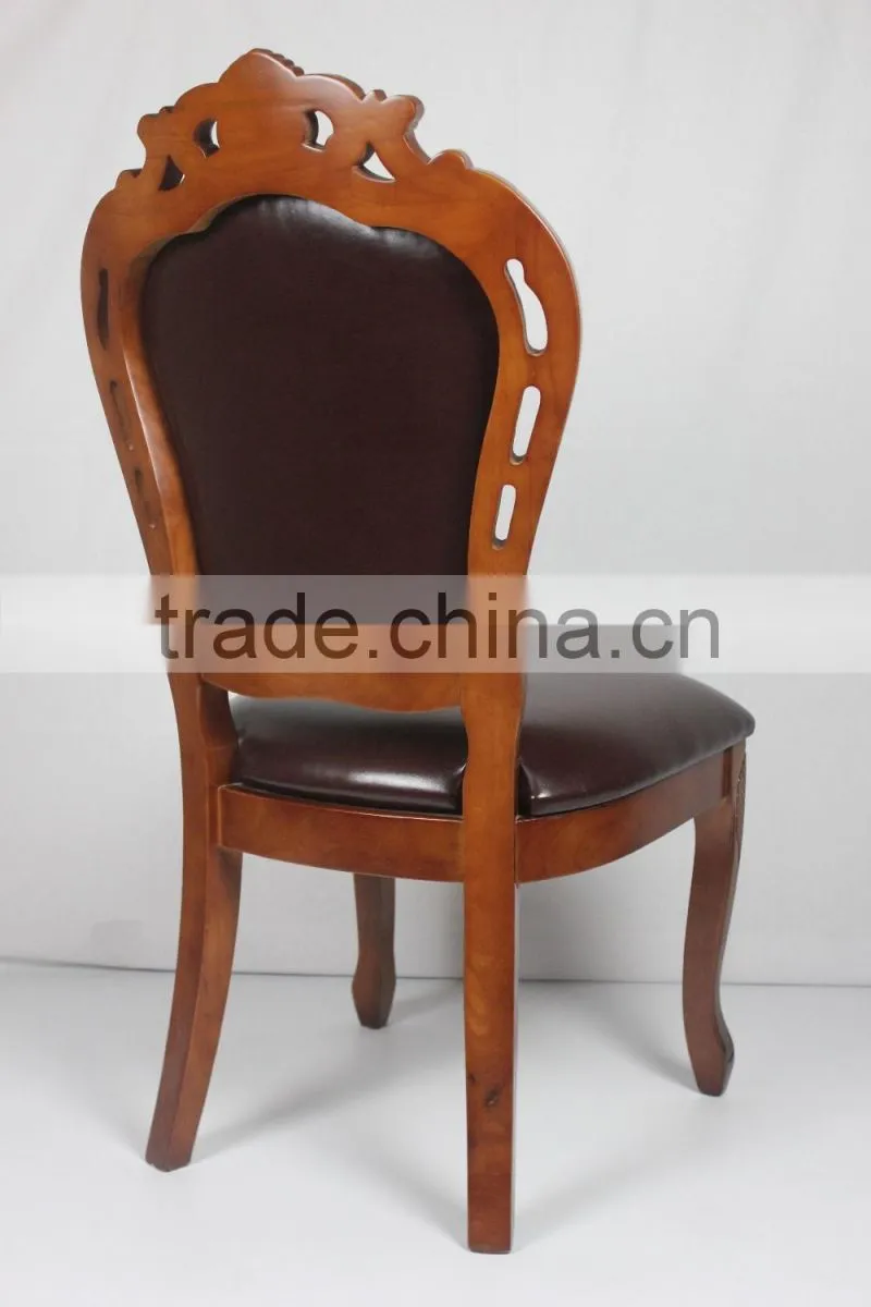 easy antique indian luxury leather seat copper nail royal baby connection high chair wooden
