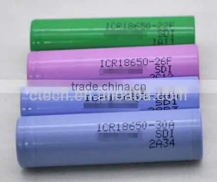 Factory Price ICR 18650-26F 3.7V Lithium Rechargeable Battery For Flashlight