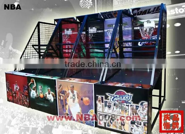 QH Brand MP3 Accessible Street Basketball Amusement Machine with PC Board