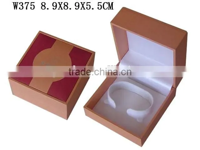W375 Cheap Paper Wooden Watch Box With C circle