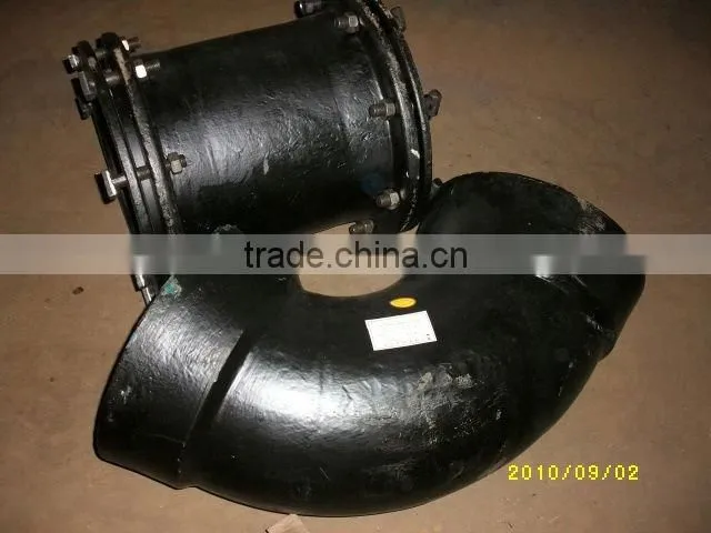 Ductile iron elbow pipe fitting with ISO 9001certificate