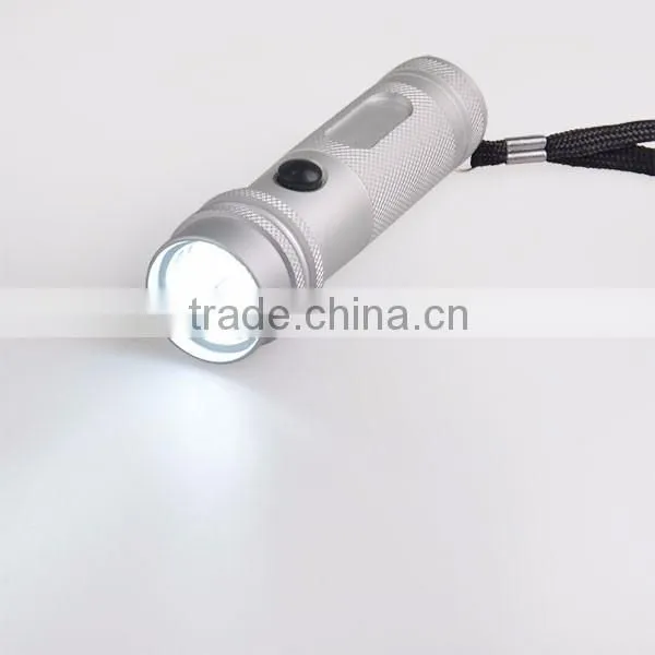 High Quality Durable Flashlight Torch Branded 12 LED Torchlight for Promotion