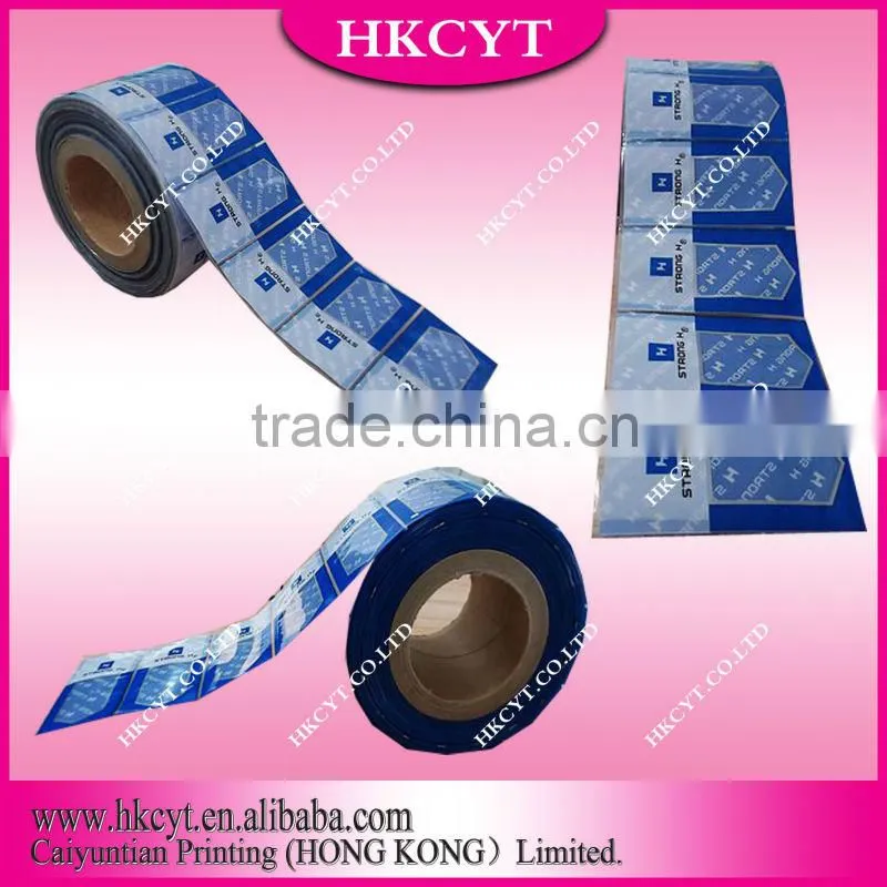 The hottest folding plastic packaging roll film/hot sell roll film