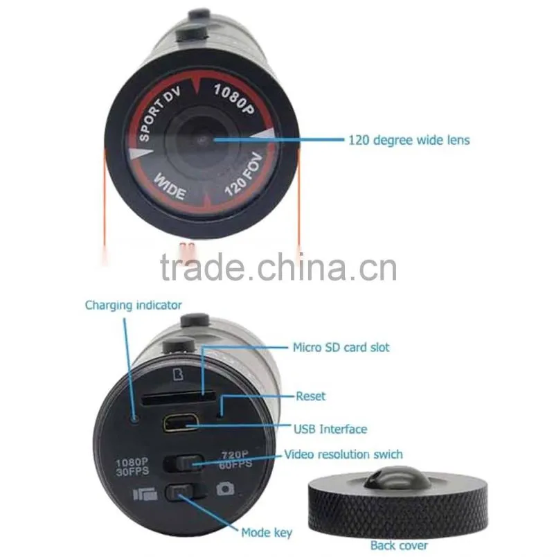 1080P Full HD Waterproof Sport DV Outdoor Camera Sports Camera F9