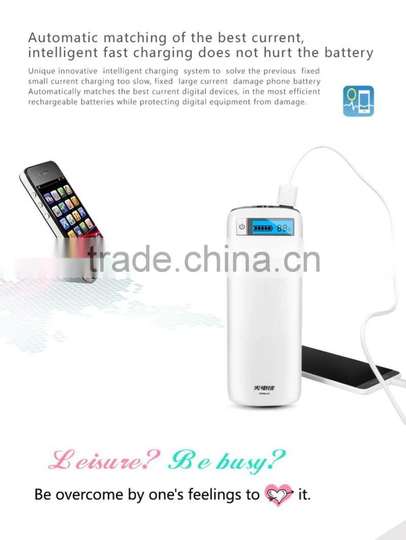 Universal 15600mah Backup External Battery Usb Power Bank Charger for Cell Phone 4s 5s