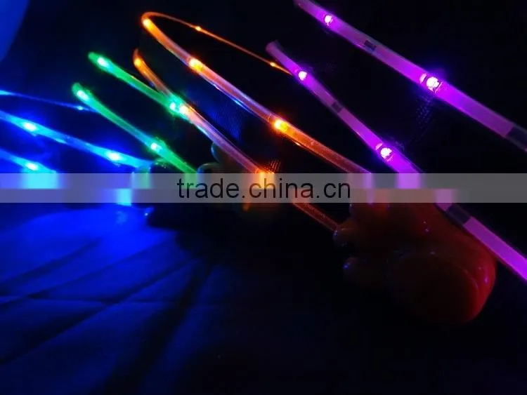 LED dog collars, lighted dog collars, LED collars