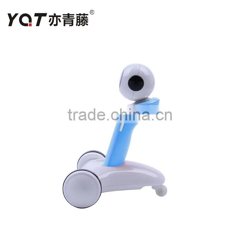 Genius Q voice chatting smart home control battery operated toy robot with phone funcion for kids