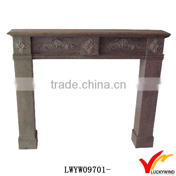 elegant handmade new french chic wood fireplace