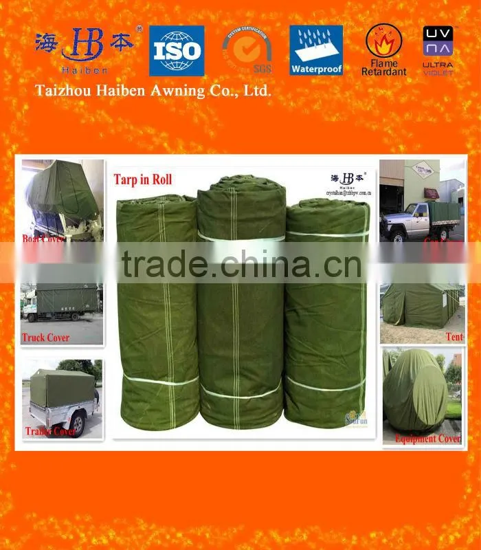 Waterproof Organosilicon Canvas Tarp for Sale