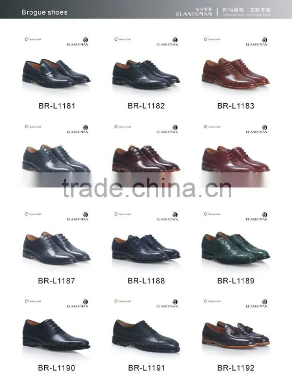 Fashion new arrived leather dress shoes men monk shoes factory