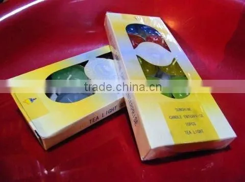 Customized high quality paper candle packaging