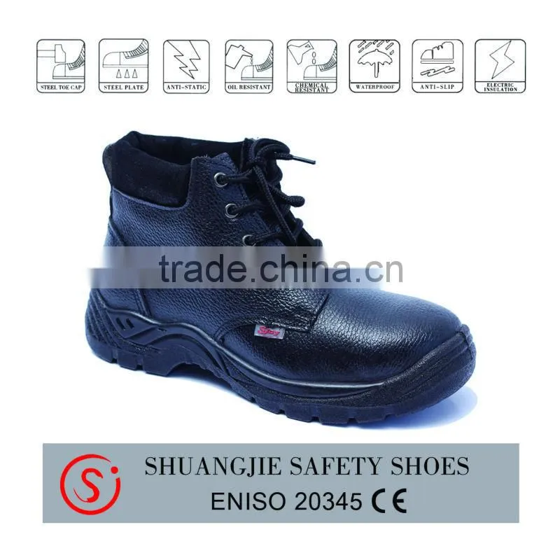 good qualitysteel toe genuine leather safety shoes 9285market South Amercia