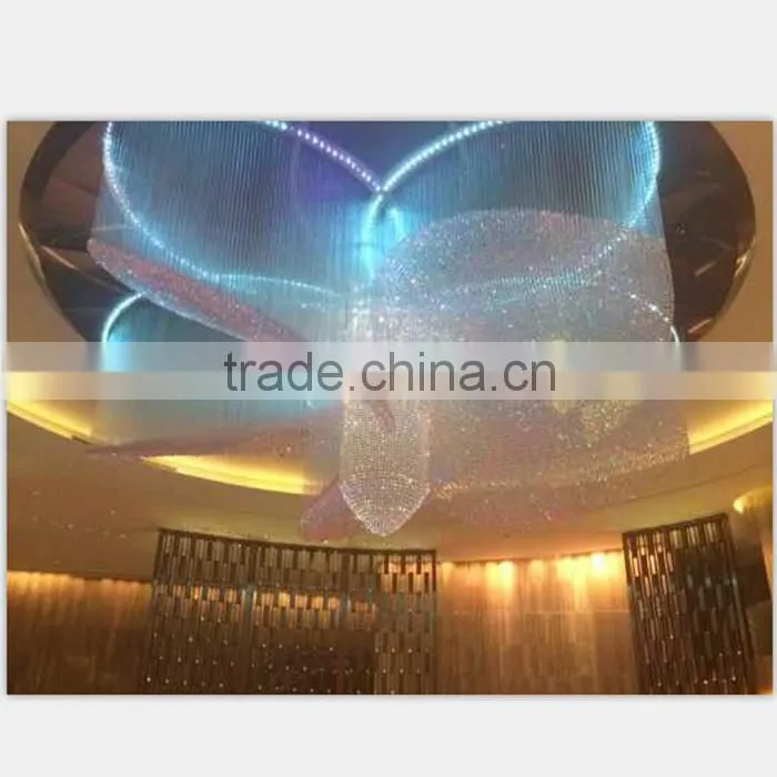 LED full color starry effect flower design ceiling with remote control ceiling light giving 8 kinds of colors