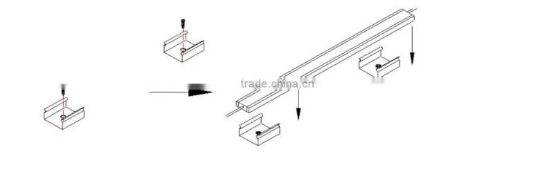 90 degrees connecting strip lights 39mm width for PCB