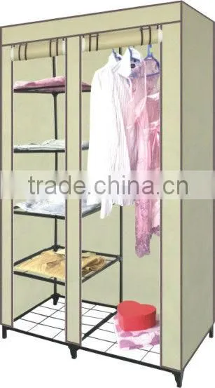 simple folding wardrobe /portable fabric wardrobe/indian wardrobe designs/wadrobe