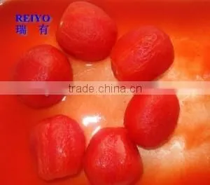 good flavor peeled tomato in tins