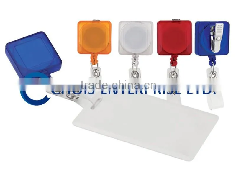 Custom Yoyo Badge Reel/ID Card Holder Round Badge Reels Retractor