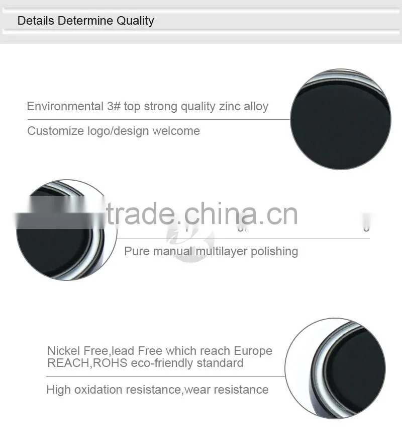 Fancy Custom Black Metal Snaps Buttons For Clothing