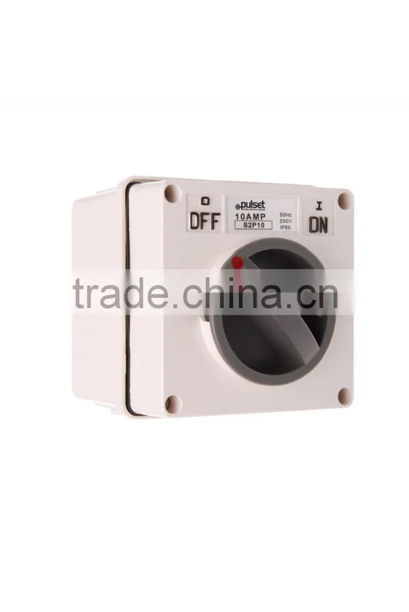 Two Phaser Square Switch 10A (Resistive Orange)