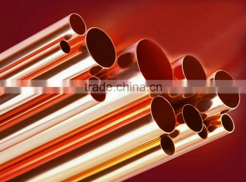 Straight alloy copper pipe / brass pipe