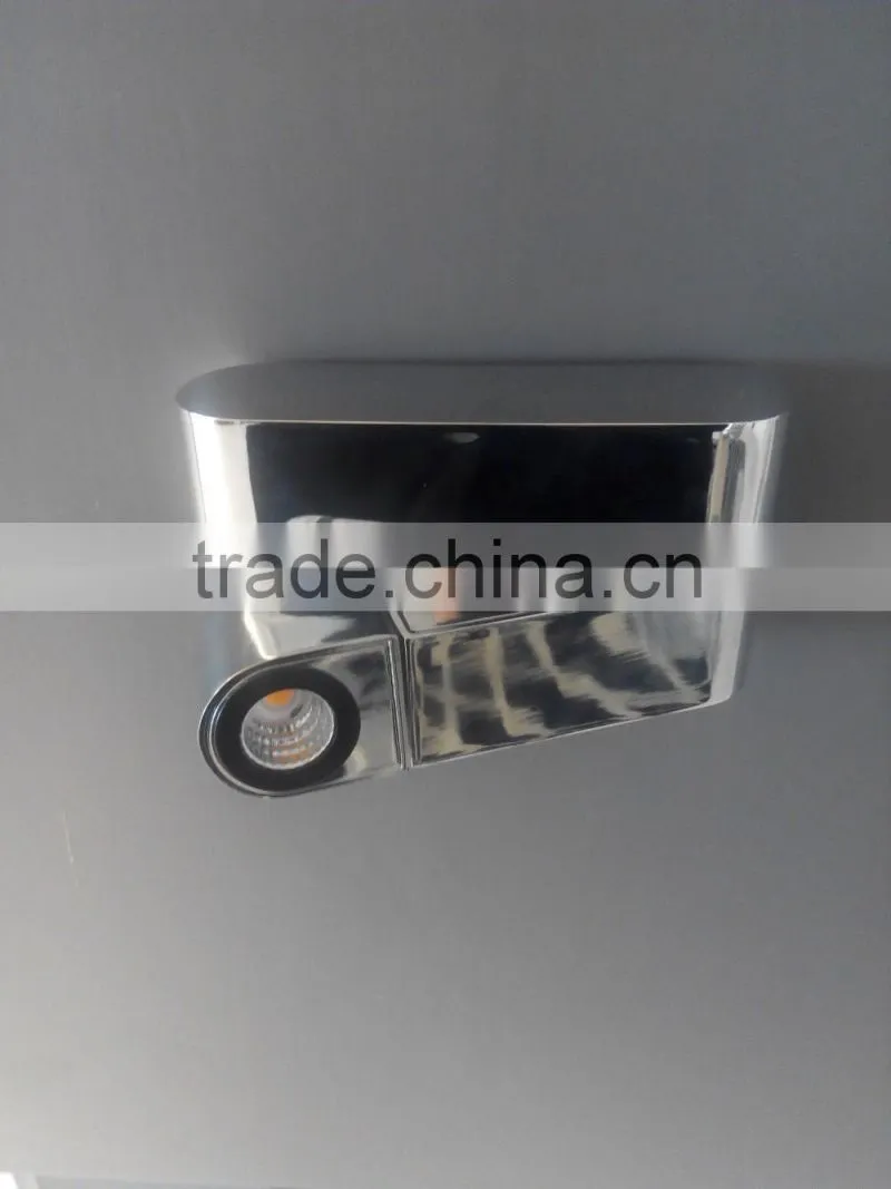 LED 3W Chrome/Antique Brass hotel wall lamps