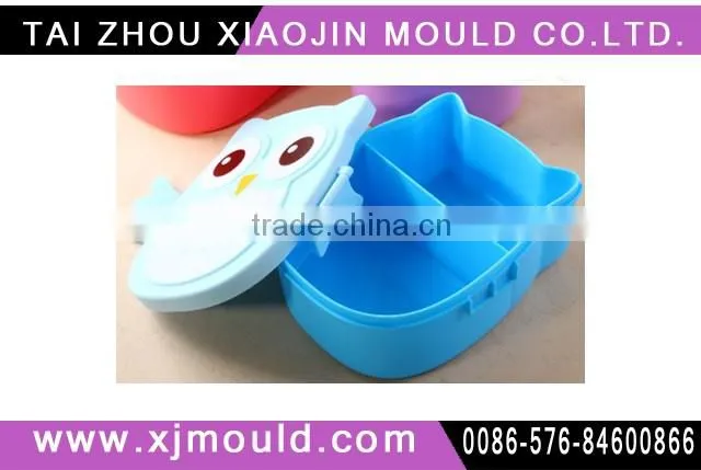 children lunch box , cute cartoon owl student microwave lunch box container , ready product of lunch box for selling