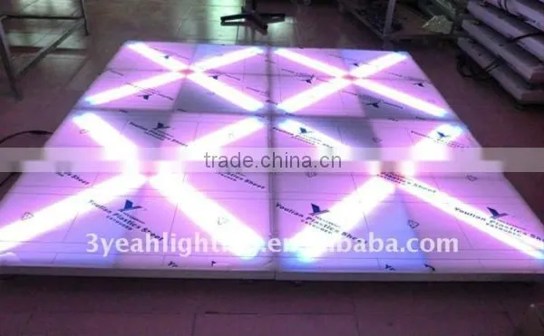 10mm 720 Rgb color led dance floor/Led Disco Floor
