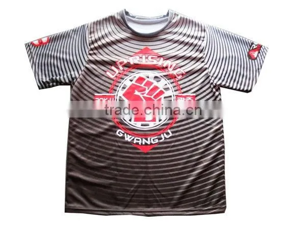 Multicolour sublimated soccer t-shirt jersey with custom pattern